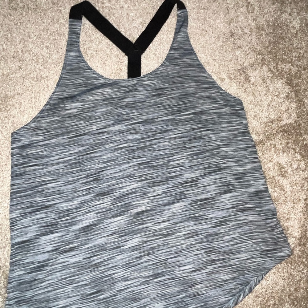 Gray Asymmetrical Sleeveless Tank Top Size‎ Xl